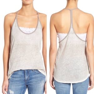 Free People Linen Blend Tank